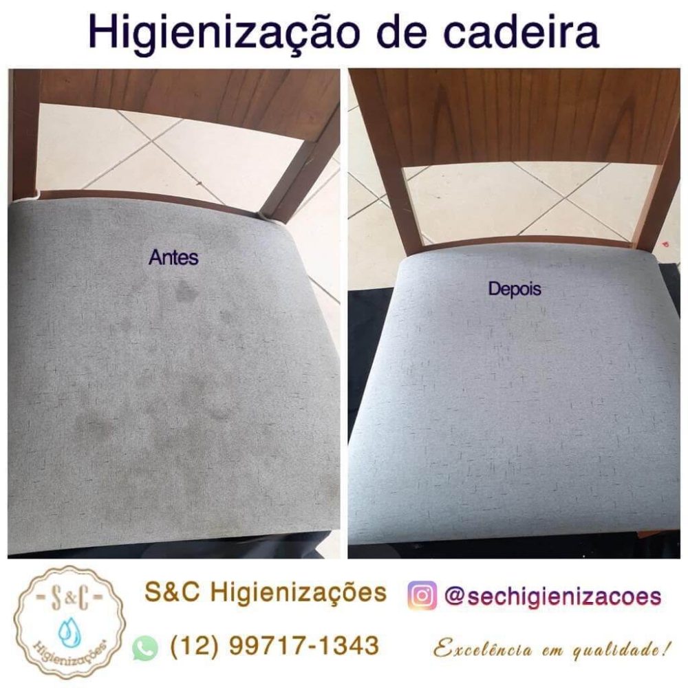 Limpeza de cadeira